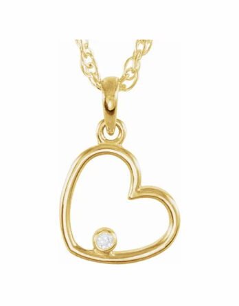 Diamond Heart Necklace - 85547