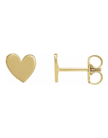Heart Stud Earrings 88158