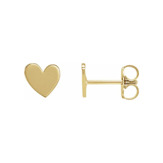 Heart Stud Earrings 88158