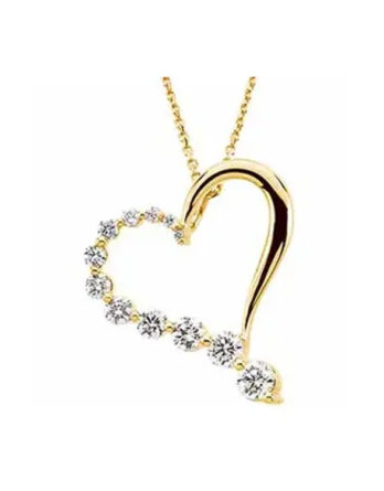 Diamond Heart Necklace - 69023