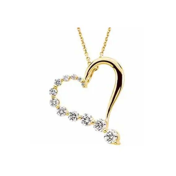 Diamond Heart Necklace - 69023