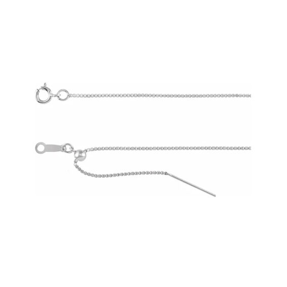 Threader Box Adjustable Chain Necklace CH1205 - Popular Choice - Image 2