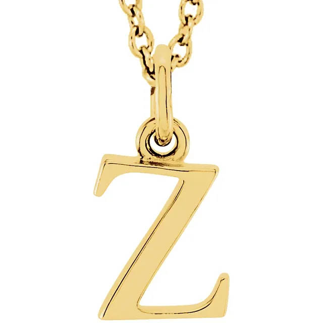 Lowercase Initial Necklace - 85780 - Image 3