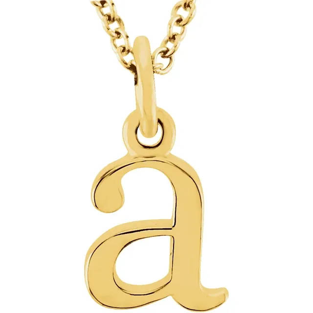 Lowercase Initial Necklace - 85780 - Image 4