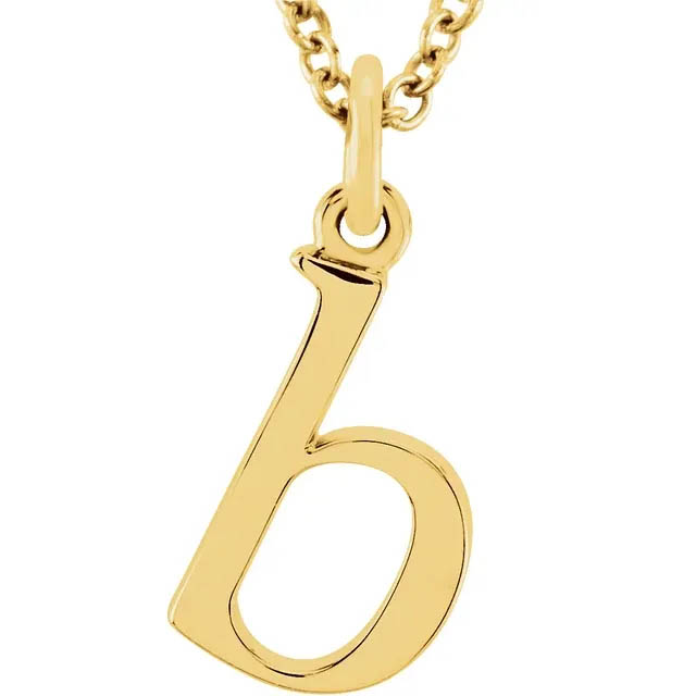 Lowercase Initial Necklace - 85780 - Image 5