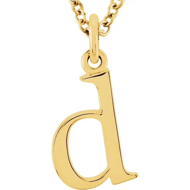 Lowercase Initial Necklace - 85780 - Image 7