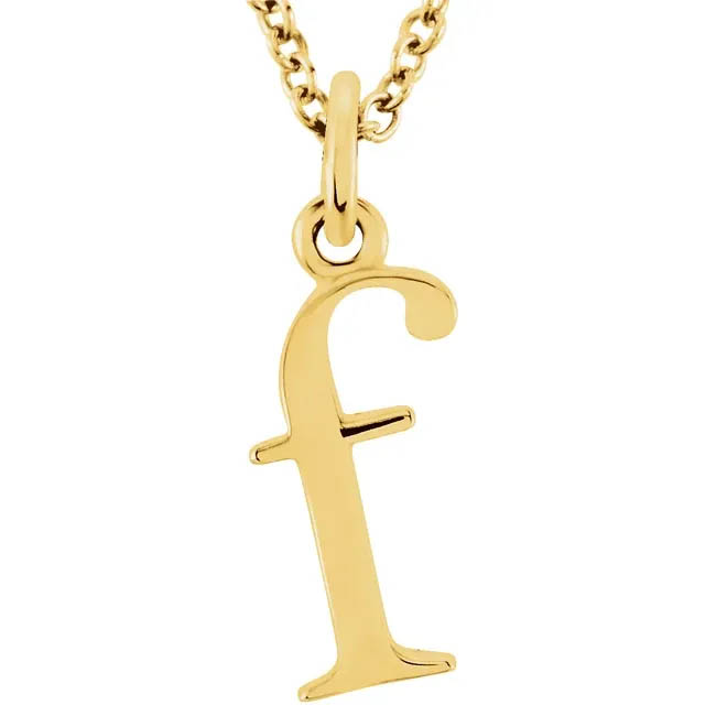 Lowercase Initial Necklace - 85780 - Image 9