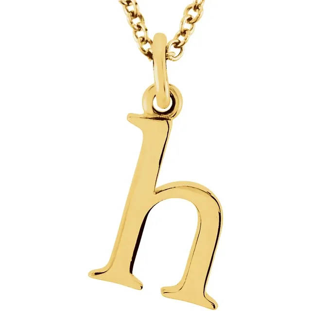 Lowercase Initial Necklace - 85780 - Image 10