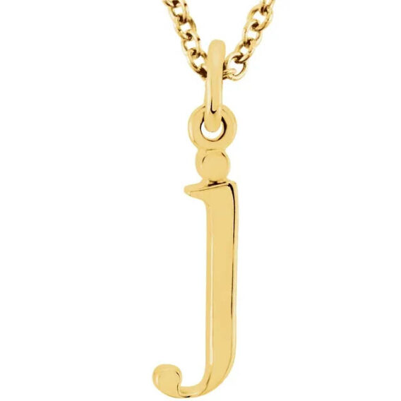 Lowercase Initial Necklace - 85780 - Image 12