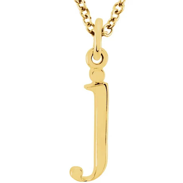 Lowercase Initial Necklace - 85780 - Image 12