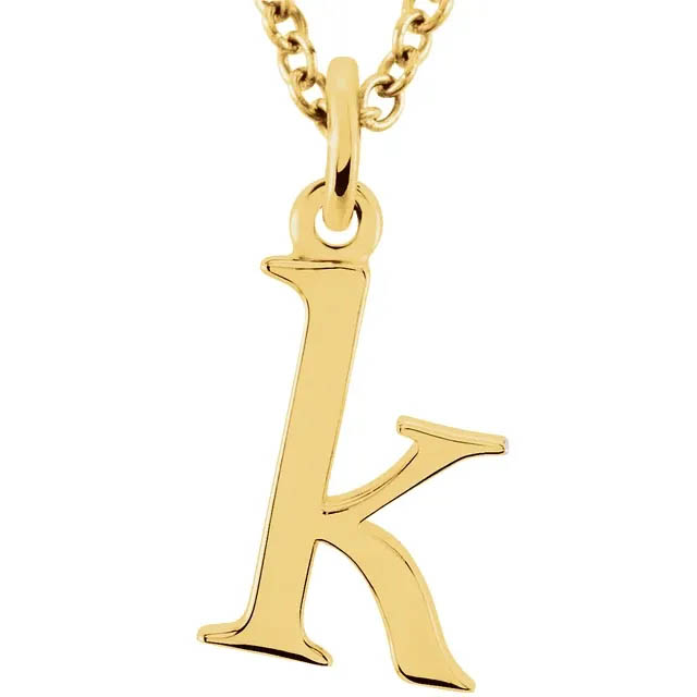 Lowercase Initial Necklace - 85780 - Image 13
