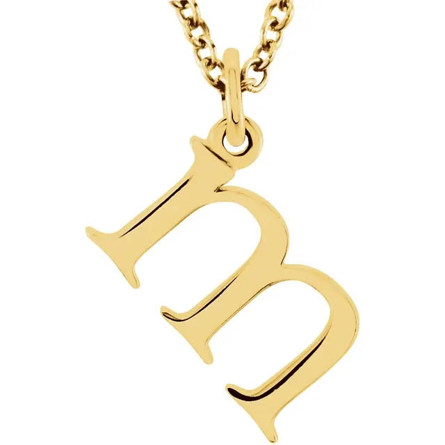 Lowercase Initial Necklace - 85780 - Image 15