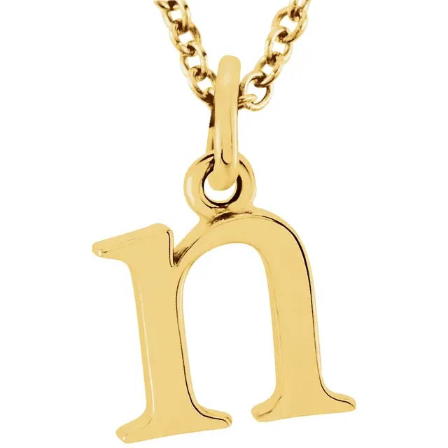 Lowercase Initial Necklace - 85780 - Image 16