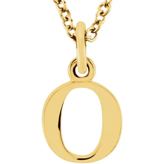 Lowercase Initial Necklace - 85780 - Image 17