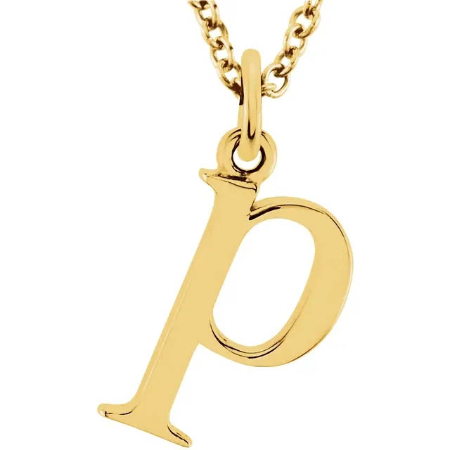 Lowercase Initial Necklace - 85780 - Image 18
