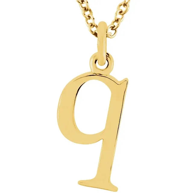 Lowercase Initial Necklace - 85780 - Image 19