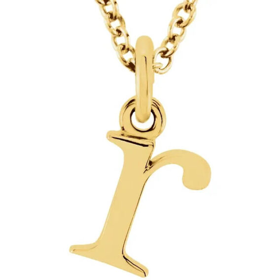 Lowercase Initial Necklace - 85780 - Image 20