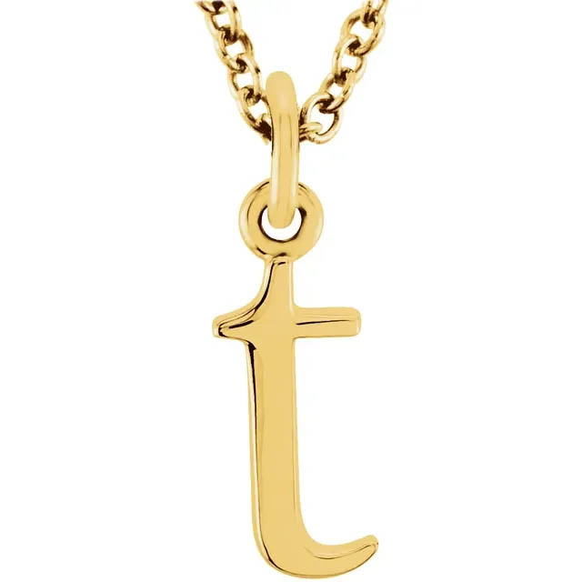 Lowercase Initial Necklace - 85780 - Image 22