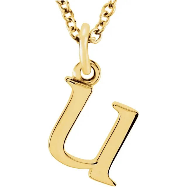 Lowercase Initial Necklace - 85780 - Image 23