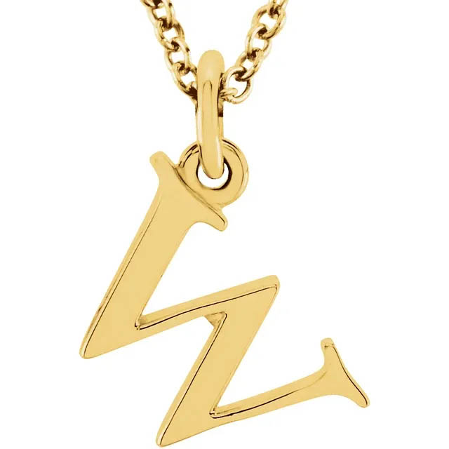 Lowercase Initial Necklace - 85780 - Image 25