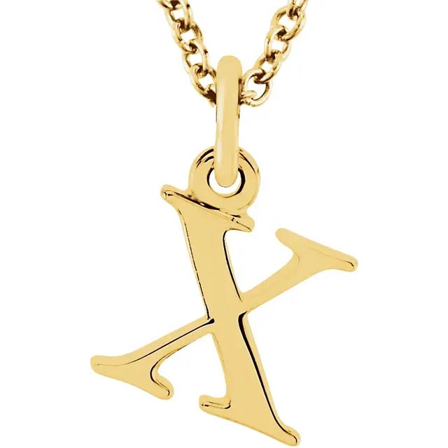 Lowercase Initial Necklace - 85780 - Image 26