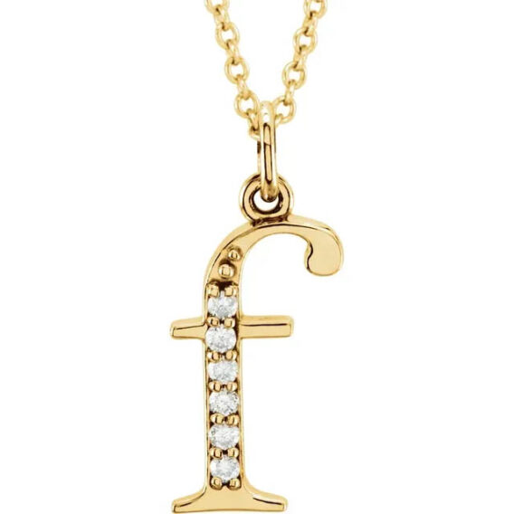 Initial Necklace or Pendant - 85803 POPULAR CHOICE - Image 3