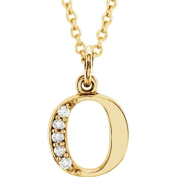 Initial Necklace or Pendant - 85803 POPULAR CHOICE - Image 4