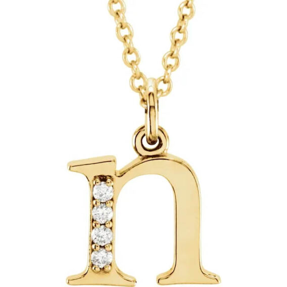 Initial Necklace or Pendant - 85803 POPULAR CHOICE - Image 6