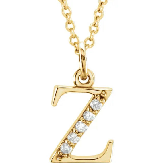 Initial Necklace or Pendant - 85803 POPULAR CHOICE - Image 9