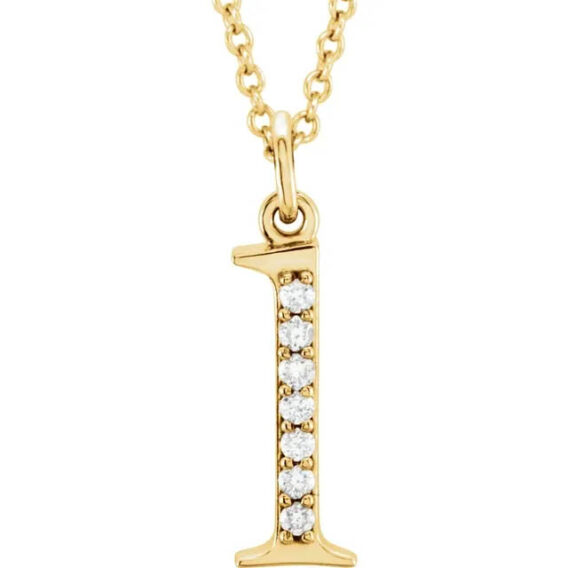Initial Necklace or Pendant - 85803 POPULAR CHOICE - Image 13