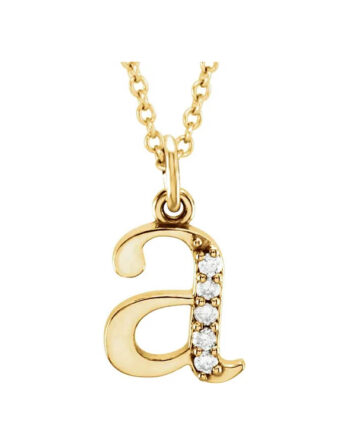 Initial Necklace or Pendant - 85803 POPULAR CHOICE