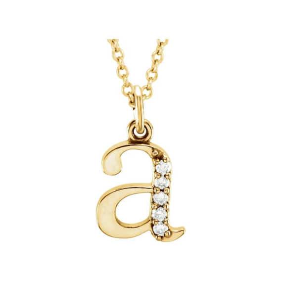 Initial Necklace or Pendant - 85803 POPULAR CHOICE