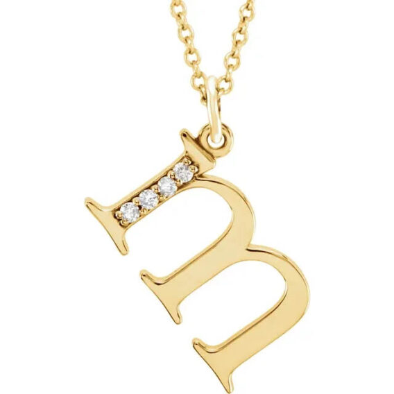 Initial Necklace or Pendant - 85803 POPULAR CHOICE - Image 22