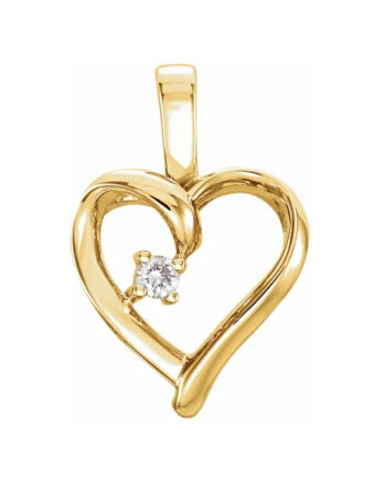 Diamond Heart Pendant - 60734