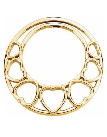 Circle Heart Pendant - 84341