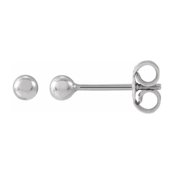 Stud Earrings, Gold Ball Design - 689073 POPULAR CHOICE - Image 9