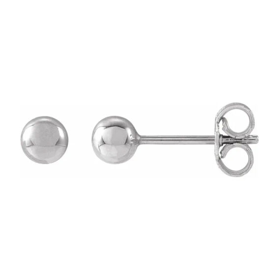 Stud Earrings, Gold Ball Design - 689073 POPULAR CHOICE - Image 10