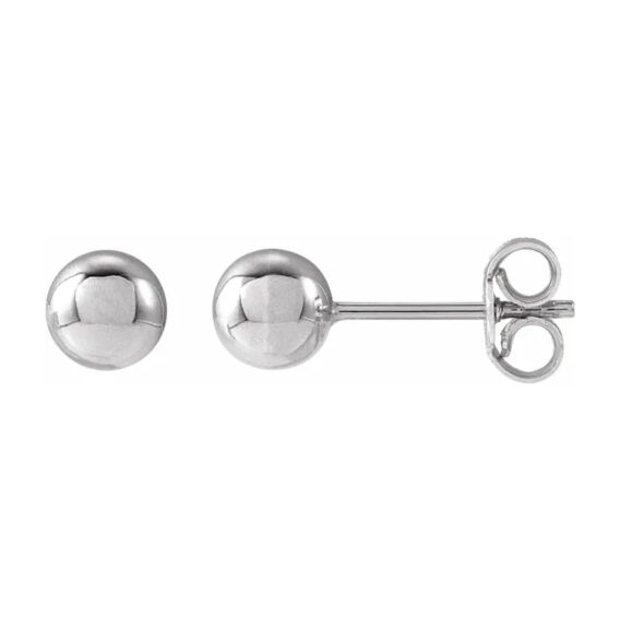 Stud Earrings, Gold Ball Design - 689073 POPULAR CHOICE - Image 11