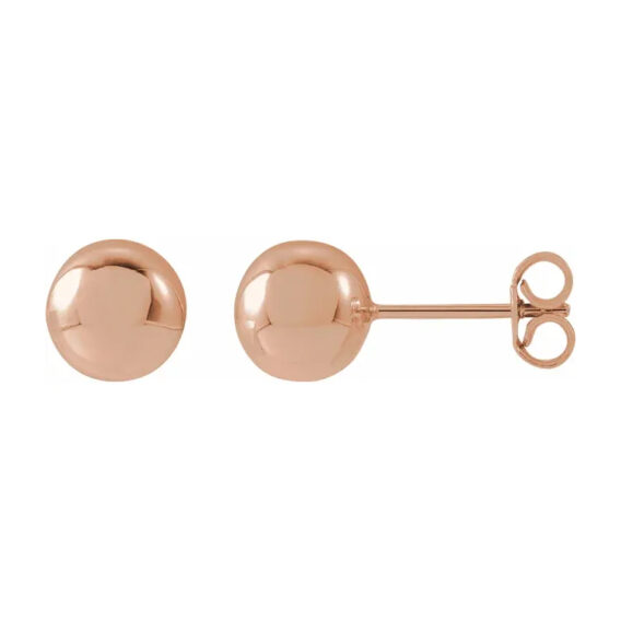 Stud Earrings, Gold Ball Design - 689073 POPULAR CHOICE - Image 15
