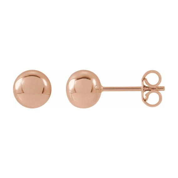 Stud Earrings, Gold Ball Design - 689073 POPULAR CHOICE - Image 16