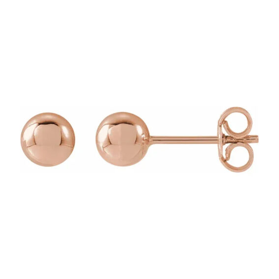 Stud Earrings, Gold Ball Design - 689073 POPULAR CHOICE - Image 17