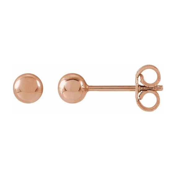 Stud Earrings, Gold Ball Design - 689073 POPULAR CHOICE - Image 18