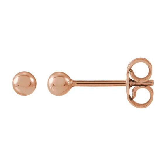 Stud Earrings, Gold Ball Design - 689073 POPULAR CHOICE - Image 19