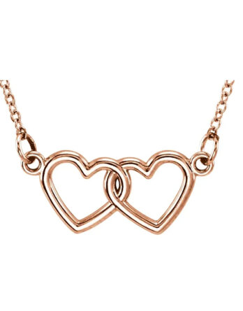 Double Heart Necklace - 85792 POPULAR CHOICE