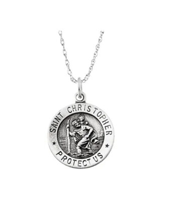 St. Christopher Medal, Pendant or Necklace - R5024 POPULAR CHOICE
