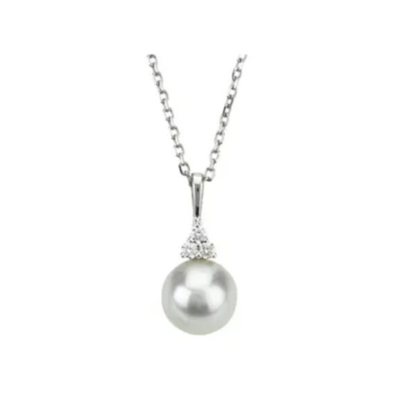 Diamond and Pearl Necklace - 67461 - Image 5