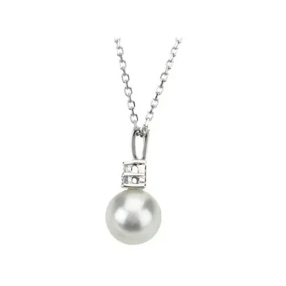 Diamond and Pearl Necklace - 67461 - Image 4