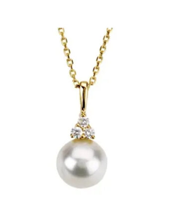 Diamond and Pearl Necklace - 67461
