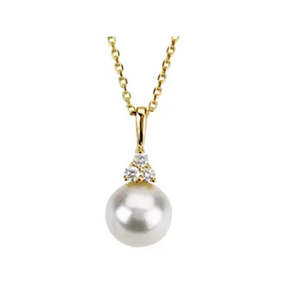 Diamond and Pearl Necklace - 67461