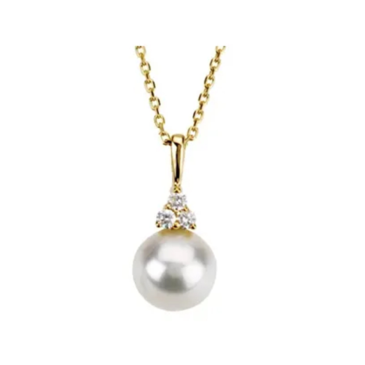 Diamond and Pearl Necklace - 67461